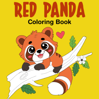 Red Panda Coloring Book