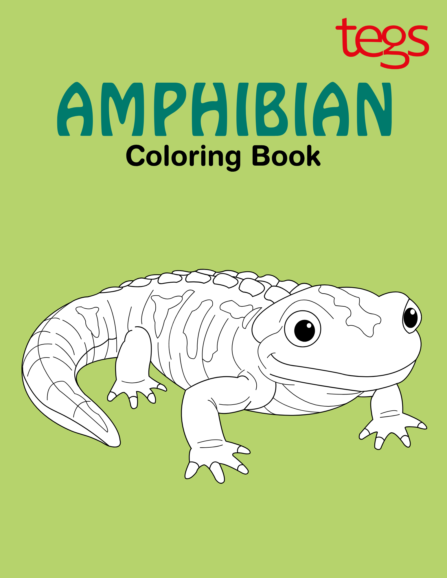 Amphibian Coloring Book