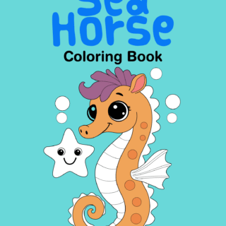 Sea Horse Coloring Book