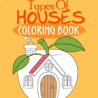 Types of Houses Coloring Book