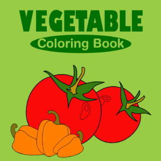 Vegetable Coloring Book