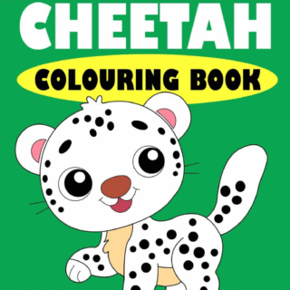 Cheetah Coloring Book