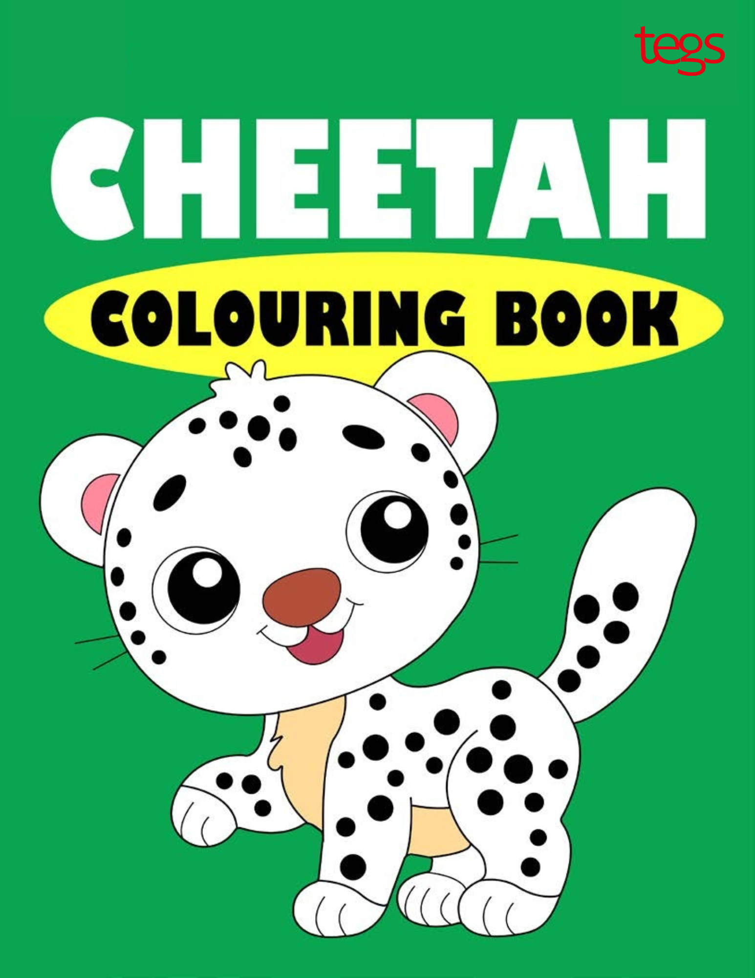 Cheetah Coloring Book