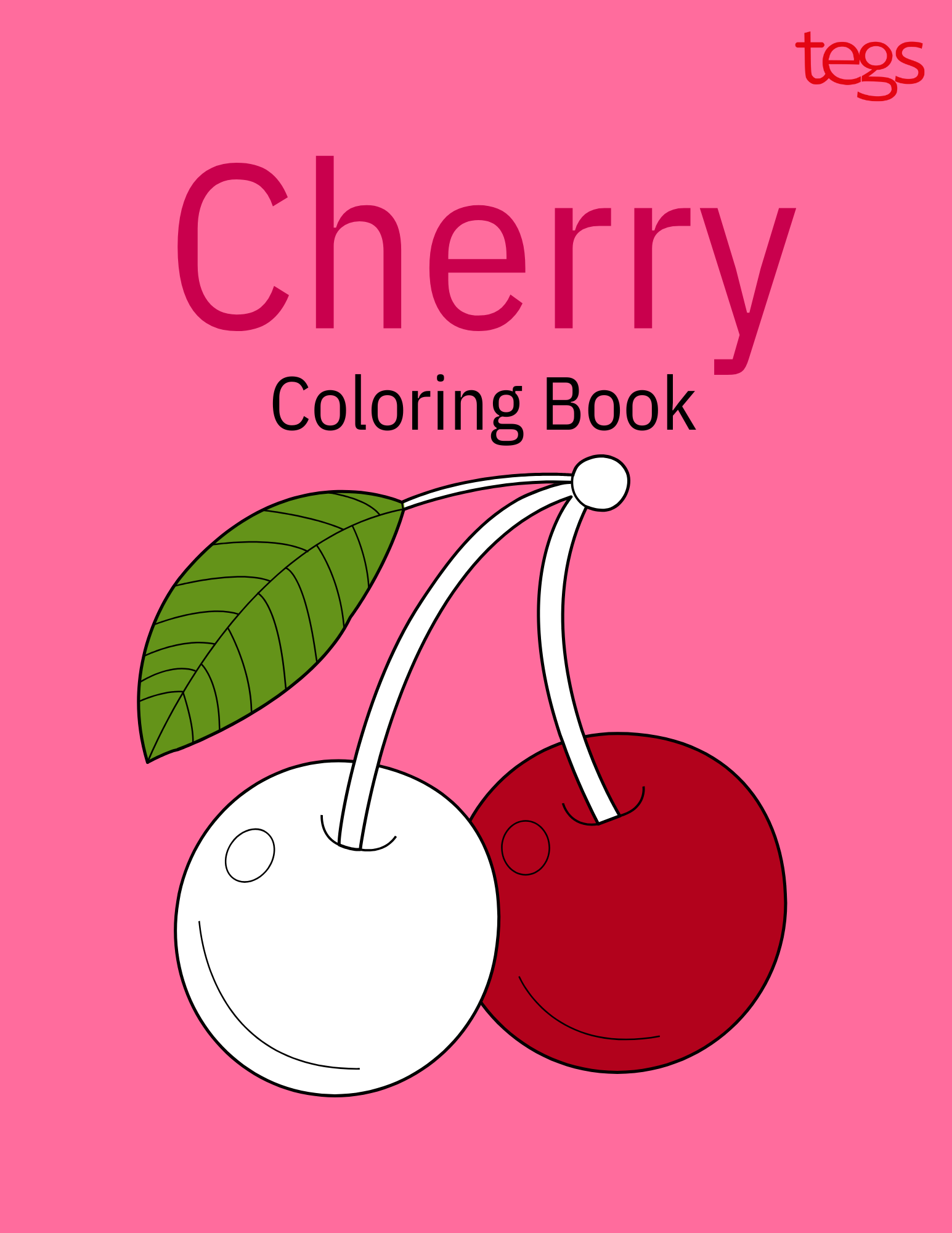Cherry Coloring Book