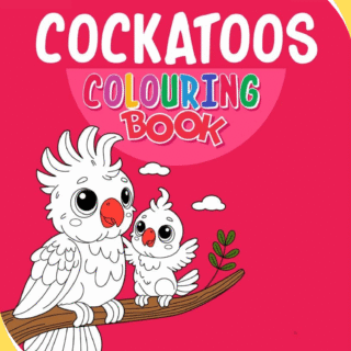 Cockatoos Coloring Book