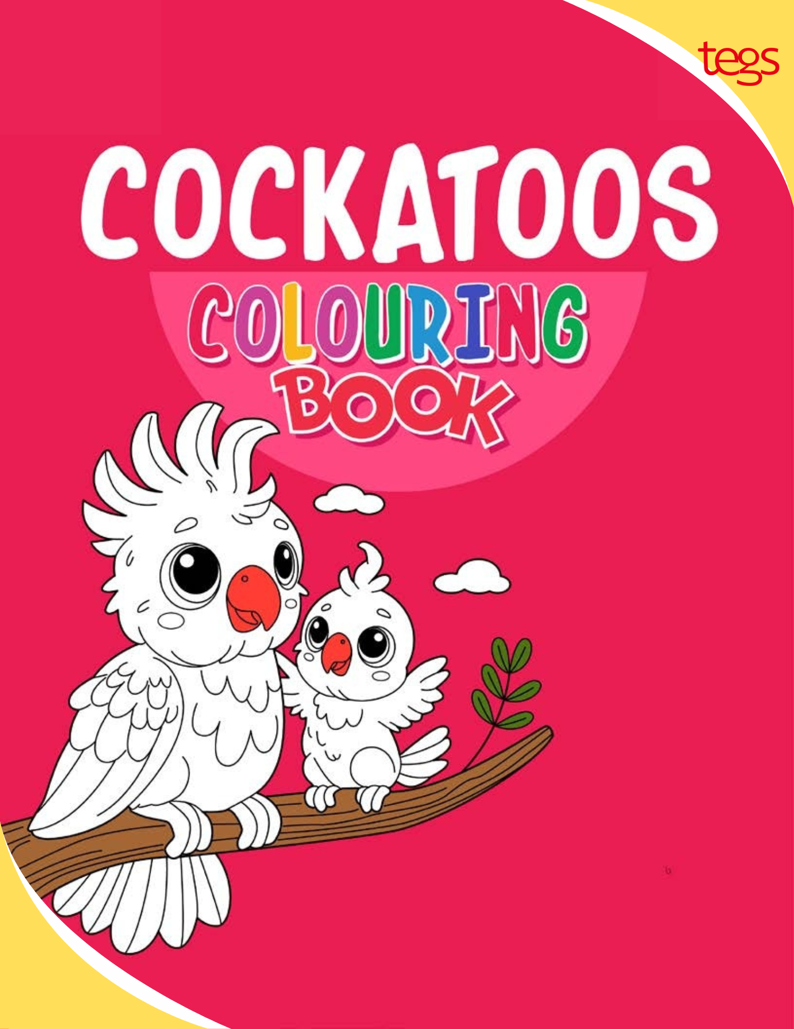 Cockatoos Coloring Book