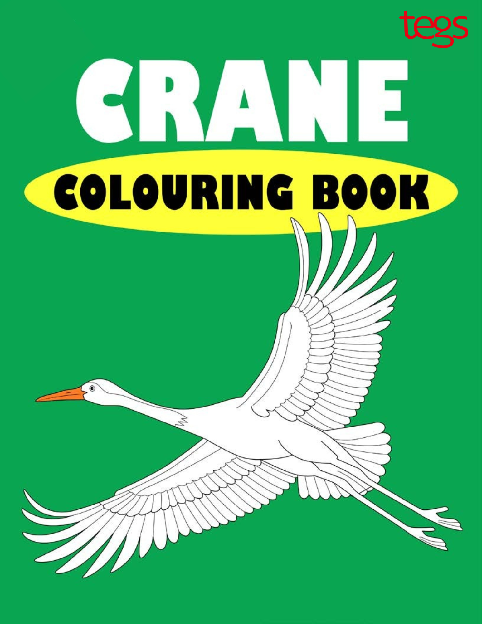 Crane Coloring Book