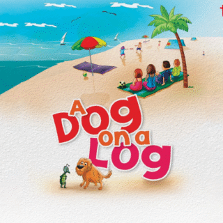 A DOG ON A LOG Story Book
