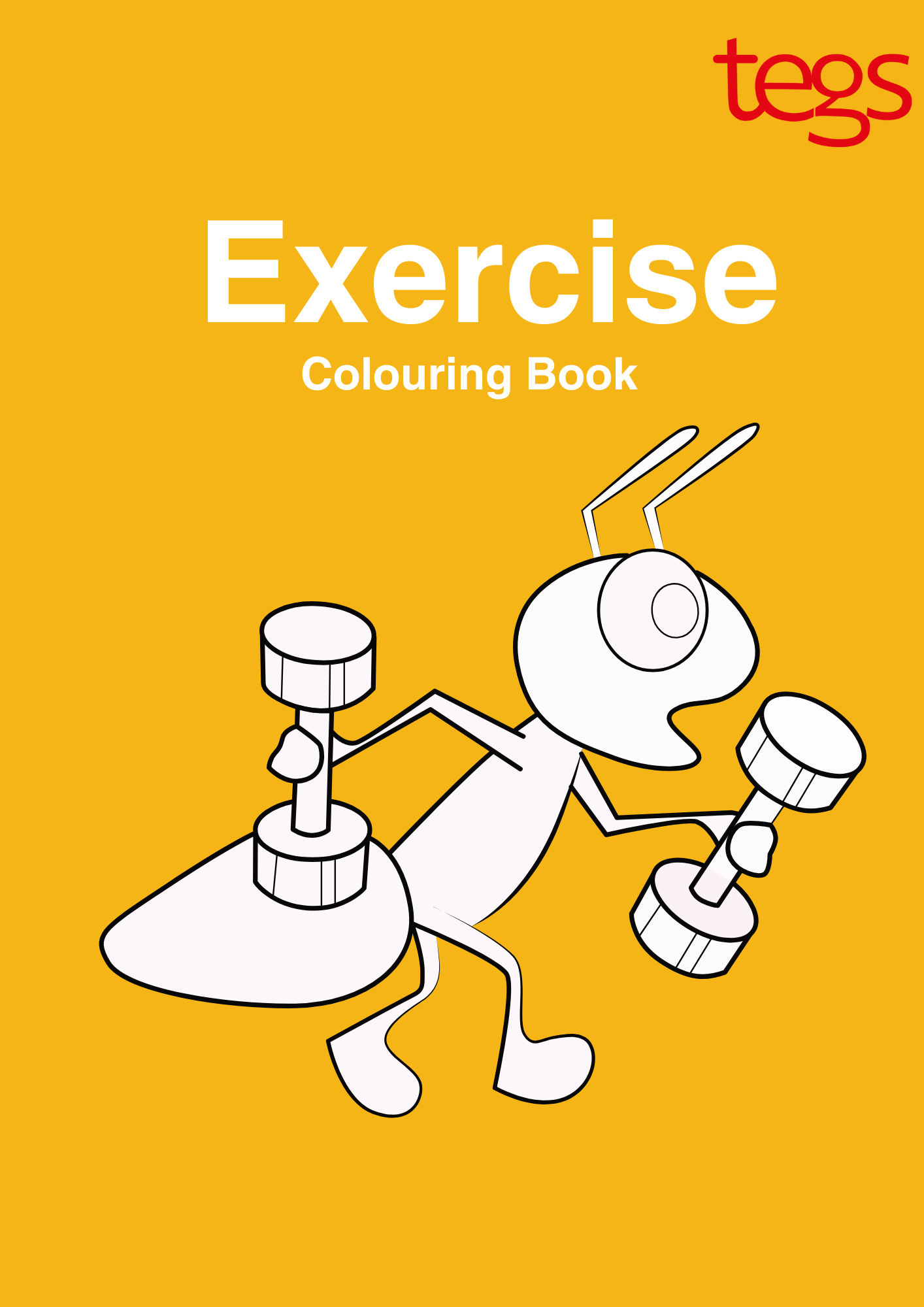 Exercise Equipments Coloring Book