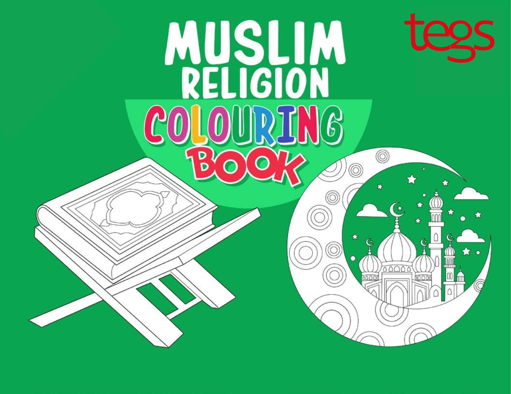 Muslim Religion Coloring Book
