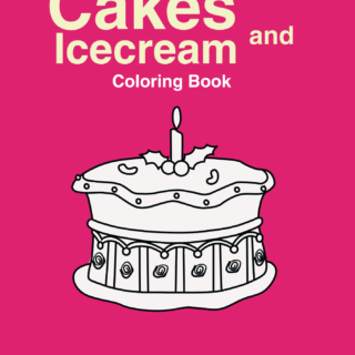 Cake and Icecream Coloring Book