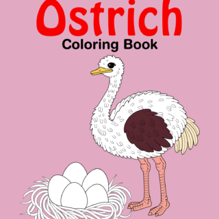 Ostrich Coloring Book