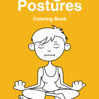Yoga Postures Colouring Book