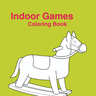 Indoor Games Coloring Book