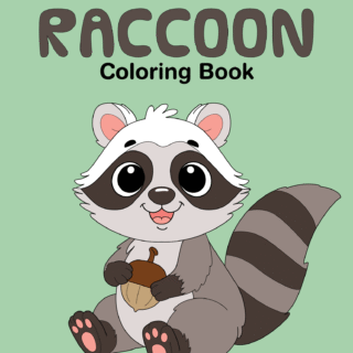 Raccoon Coloring Book