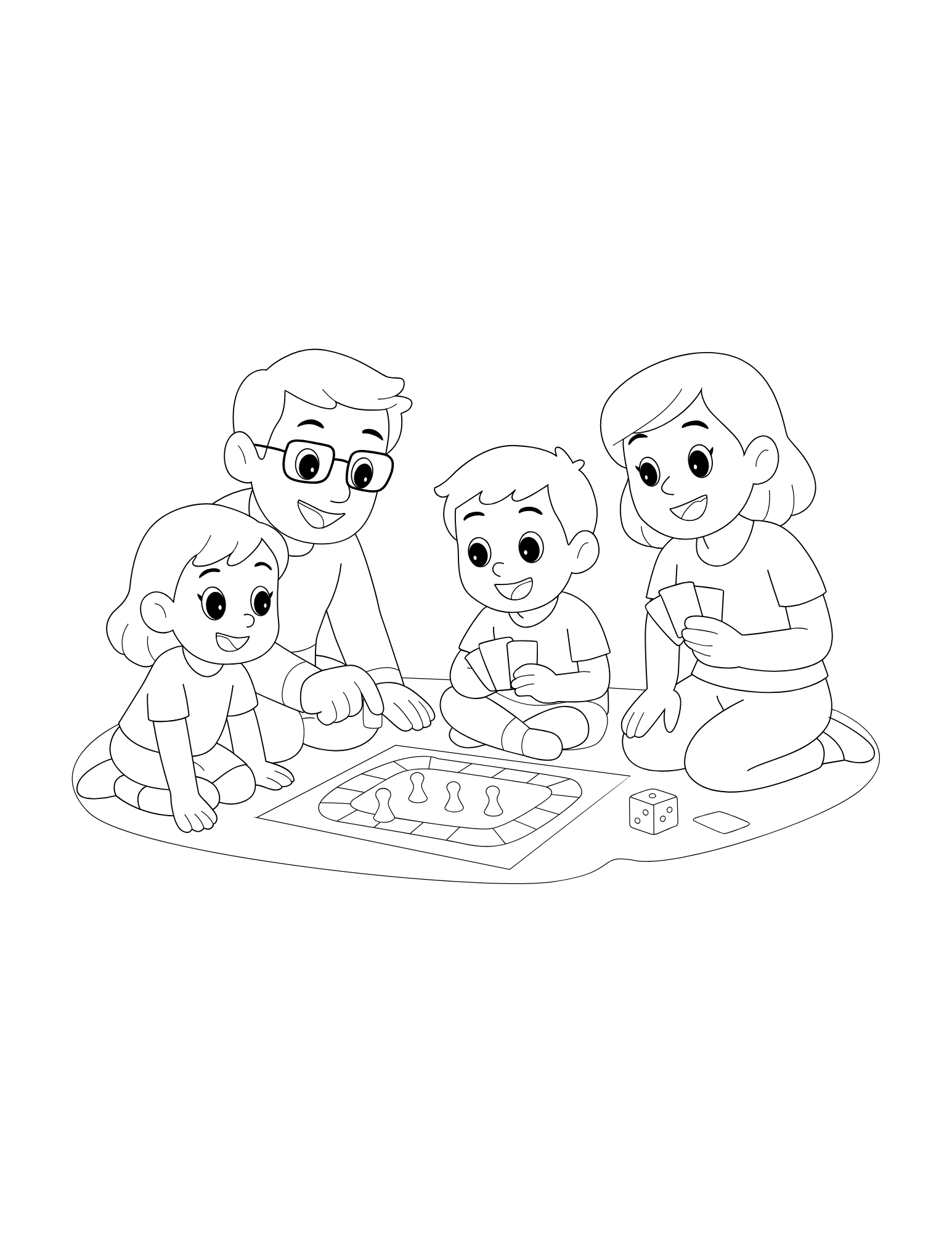 Family Coloring Book - Image 3