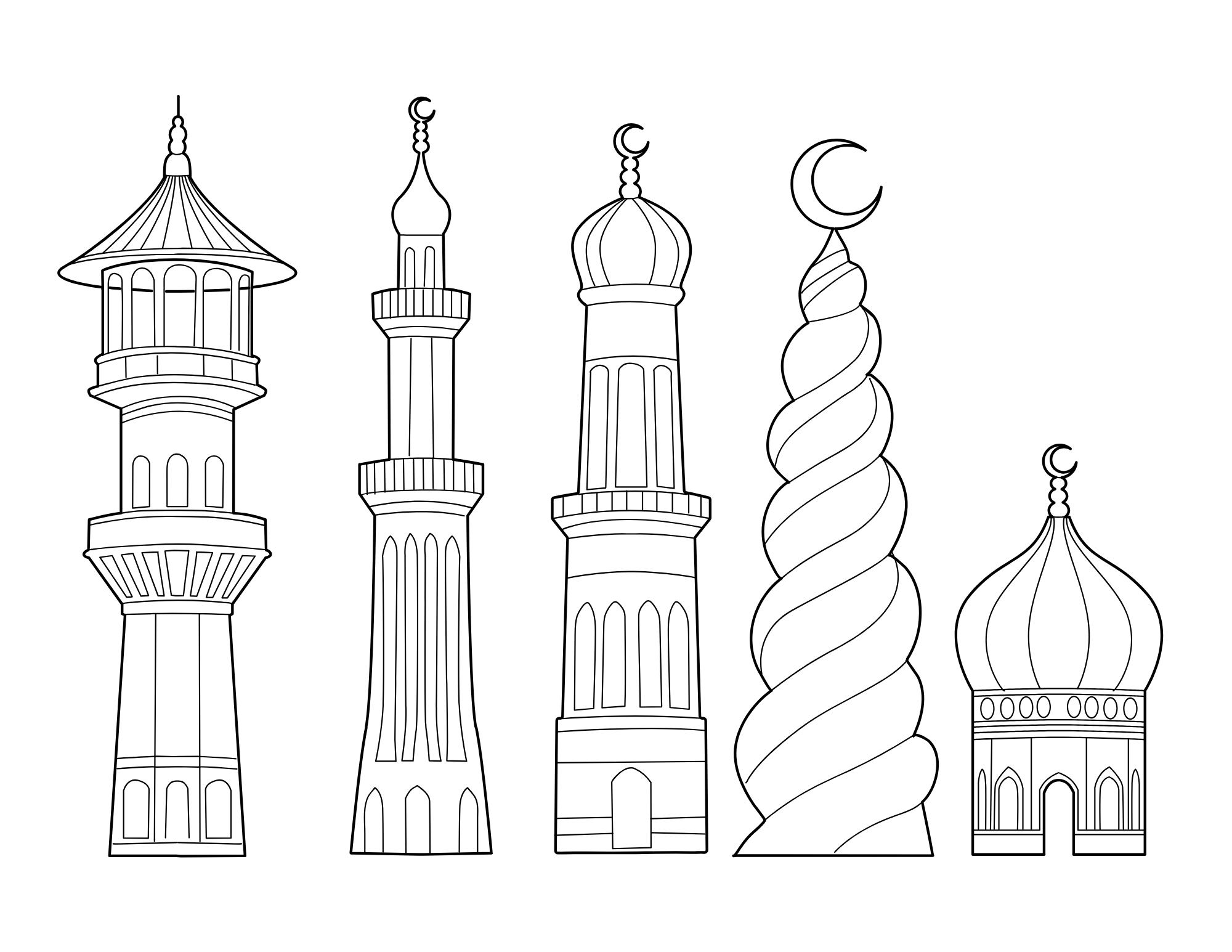 Muslim Religion Coloring Book - Image 3