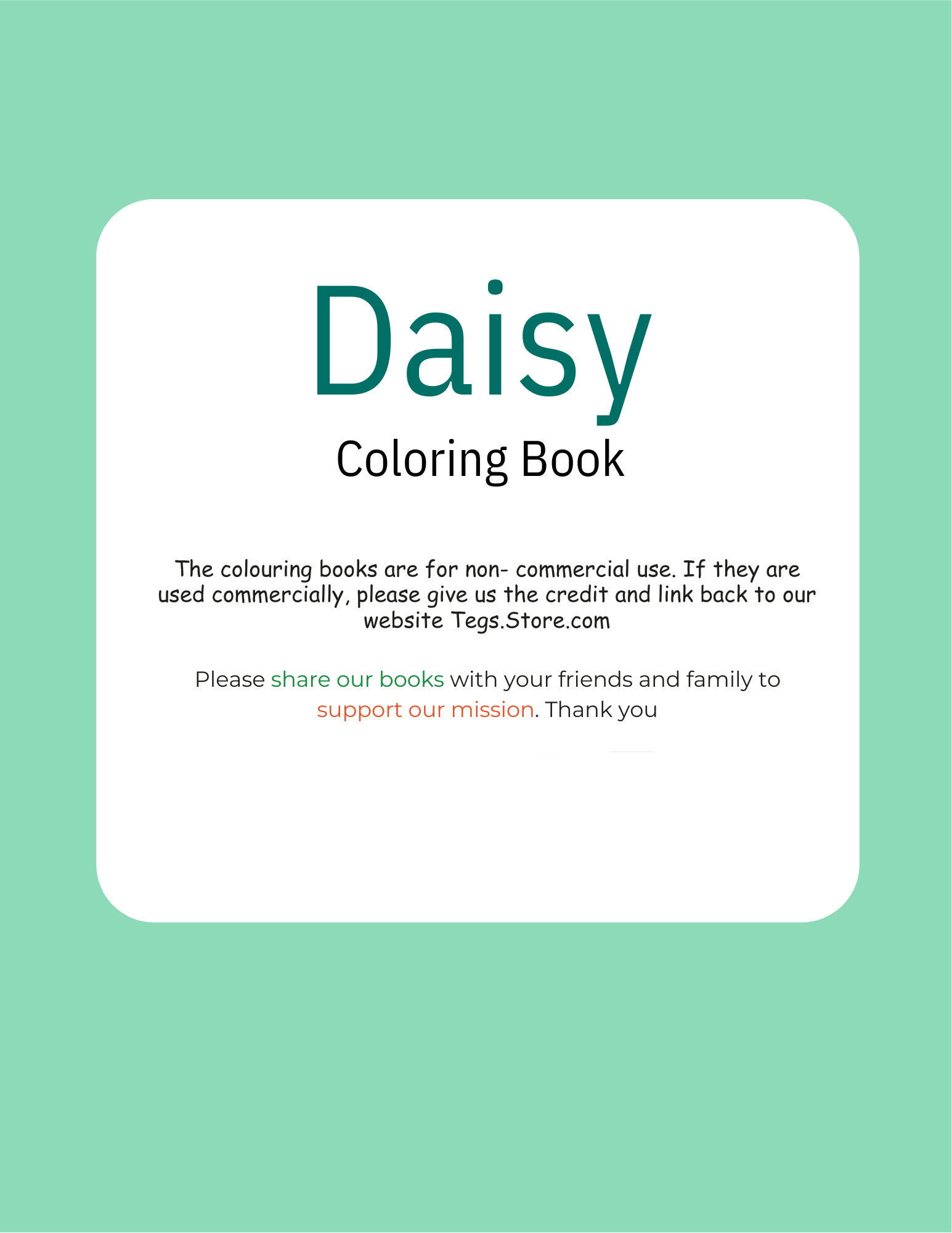 Daisy Coloring Book - Image 5