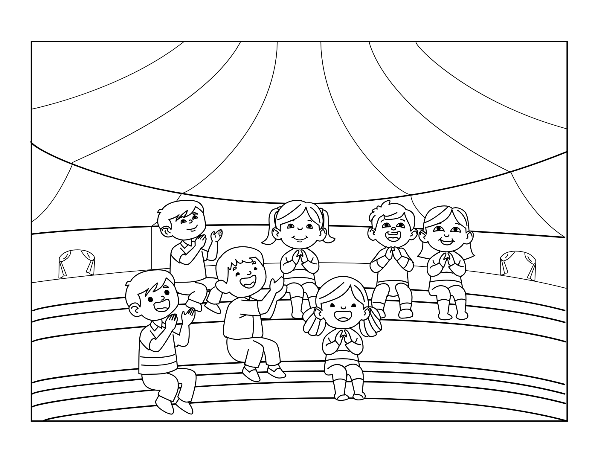 Circus Coloring Book - Image 3