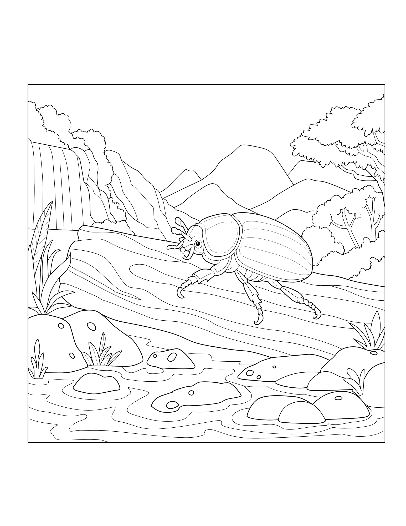 Beetle Coloring Book - Image 4