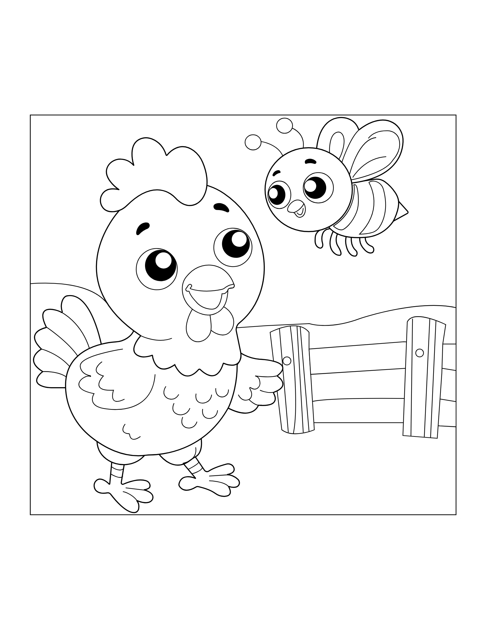 Chicken Coloring Book - Image 4