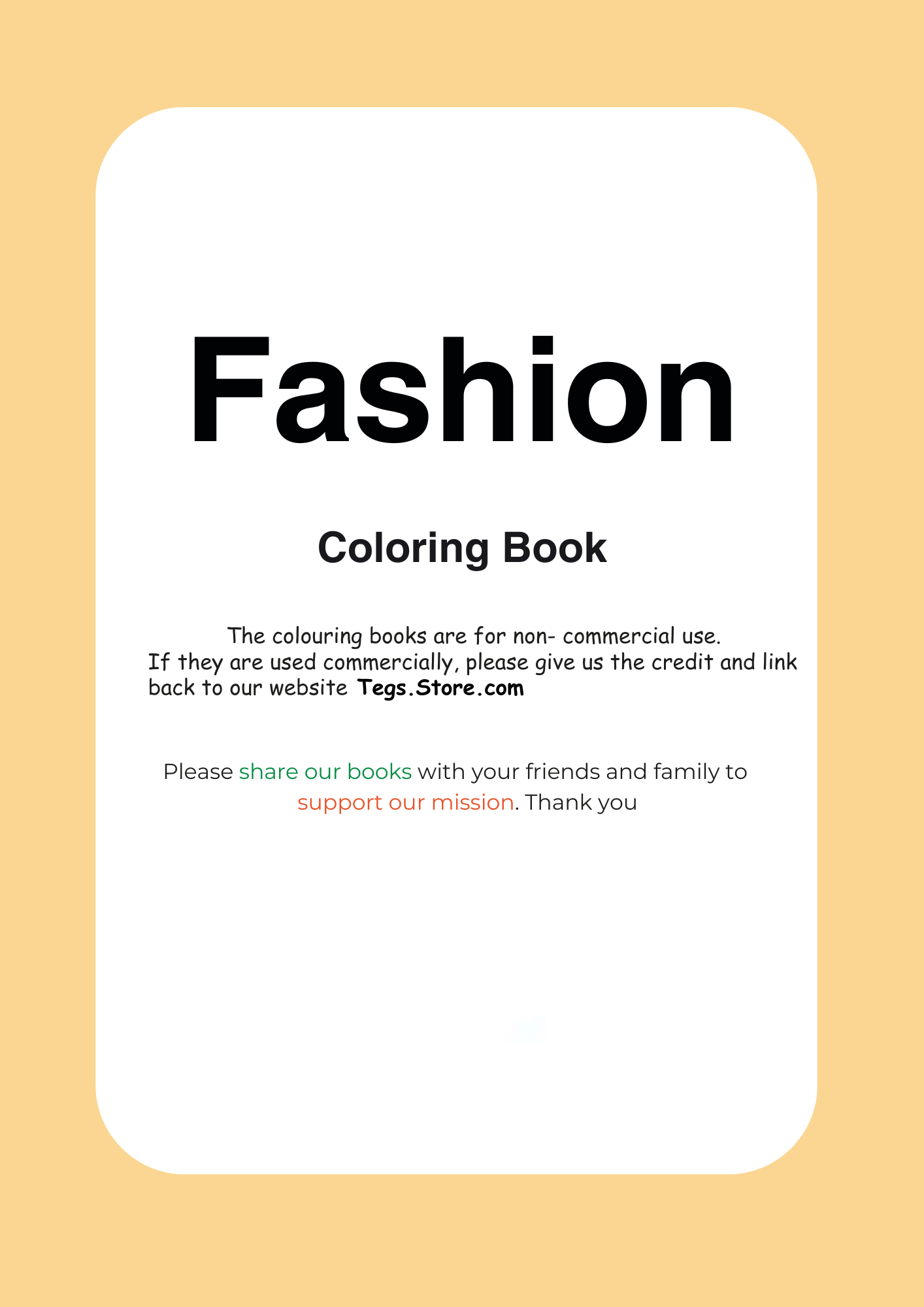 Fashion Coloring Book - Image 5