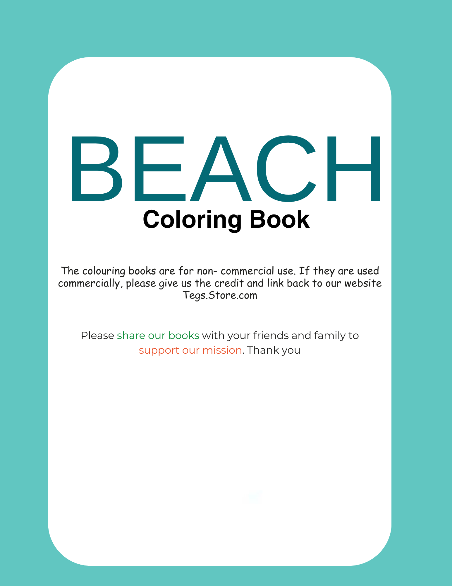 Beach Coloring Book - Image 5
