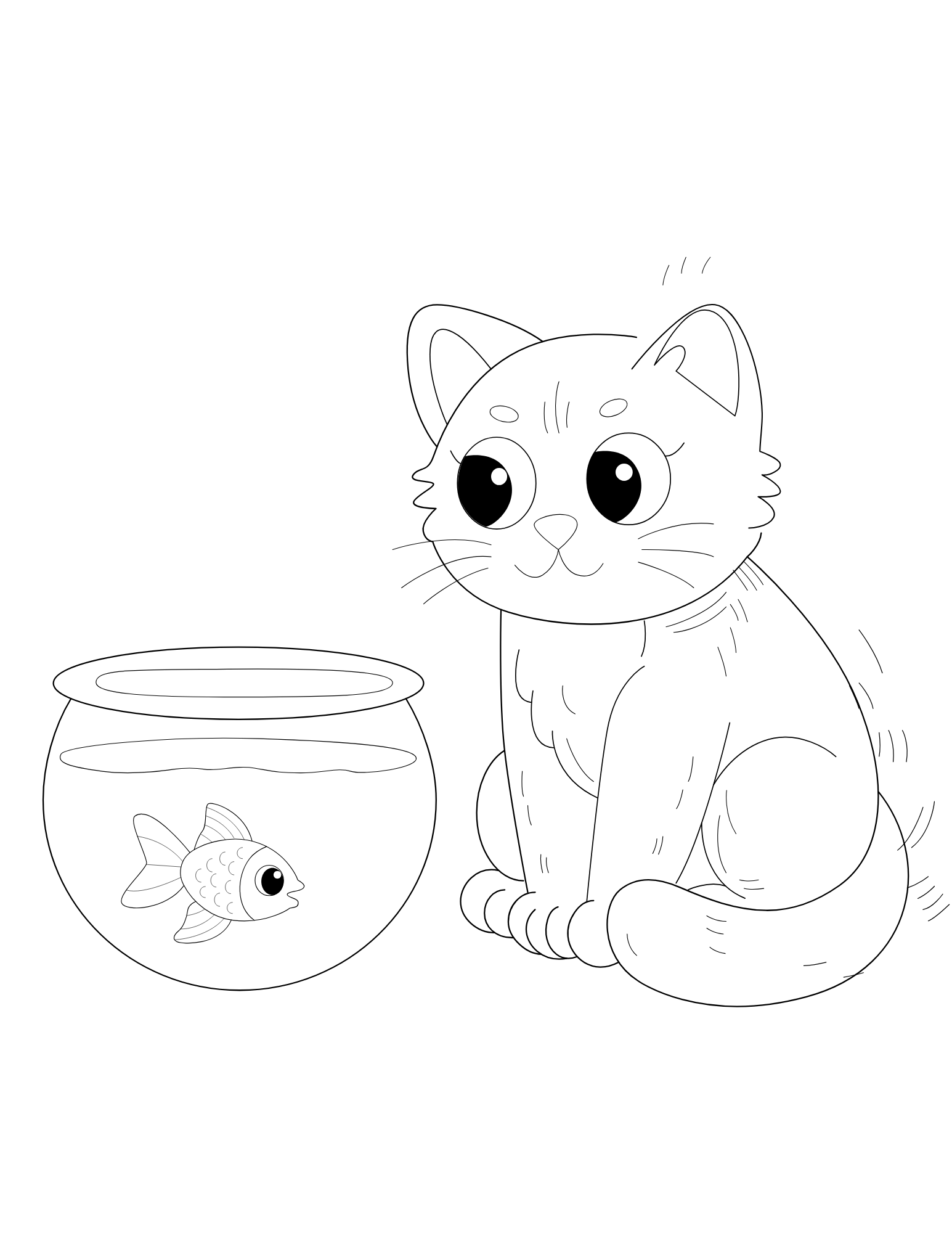 Cat Coloring Book - Image 3