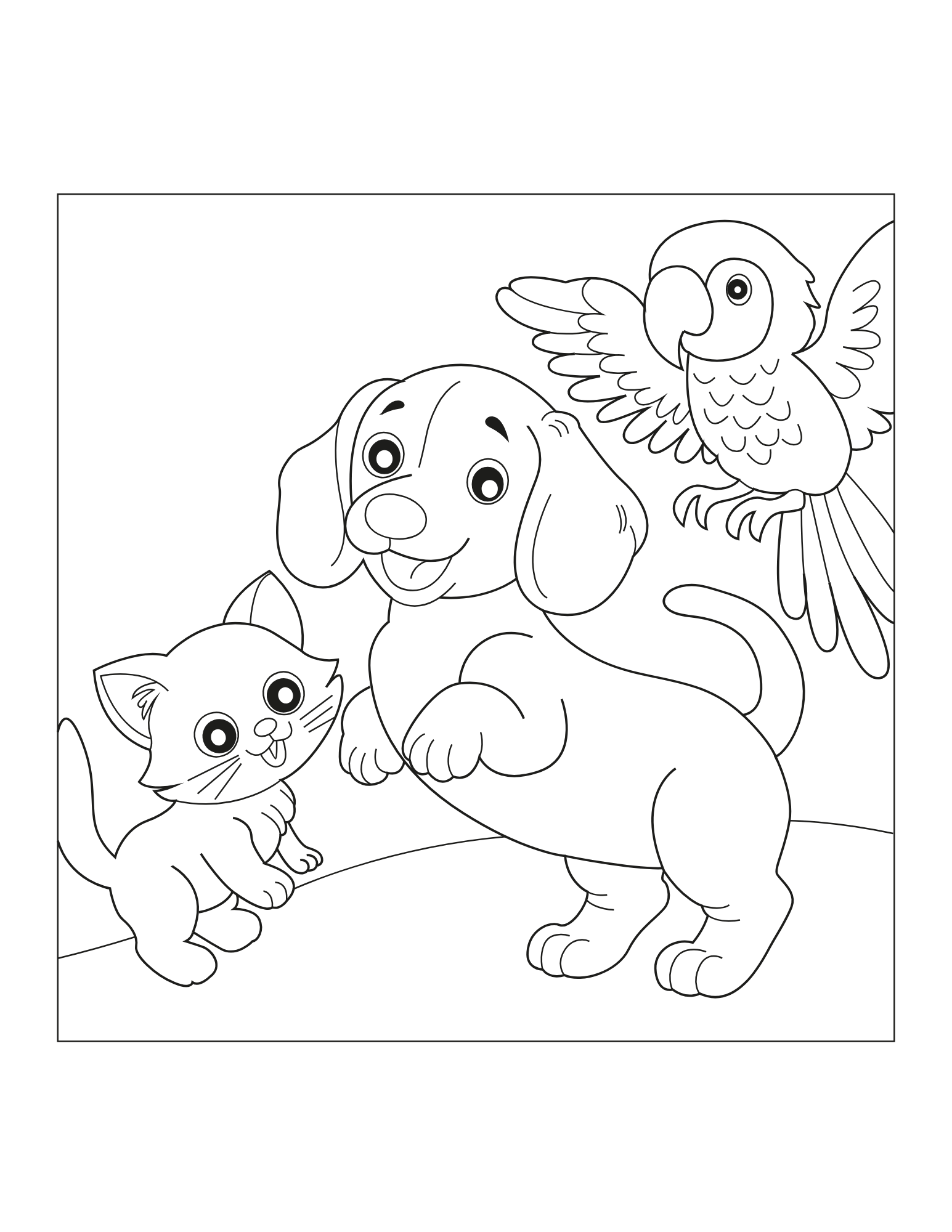 Dachshund Coloring Book - Image 2