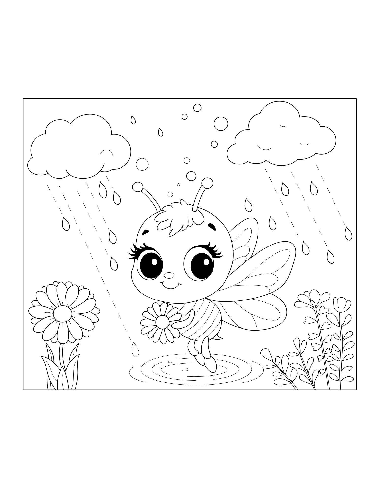 Bees Coloring Book - Image 4