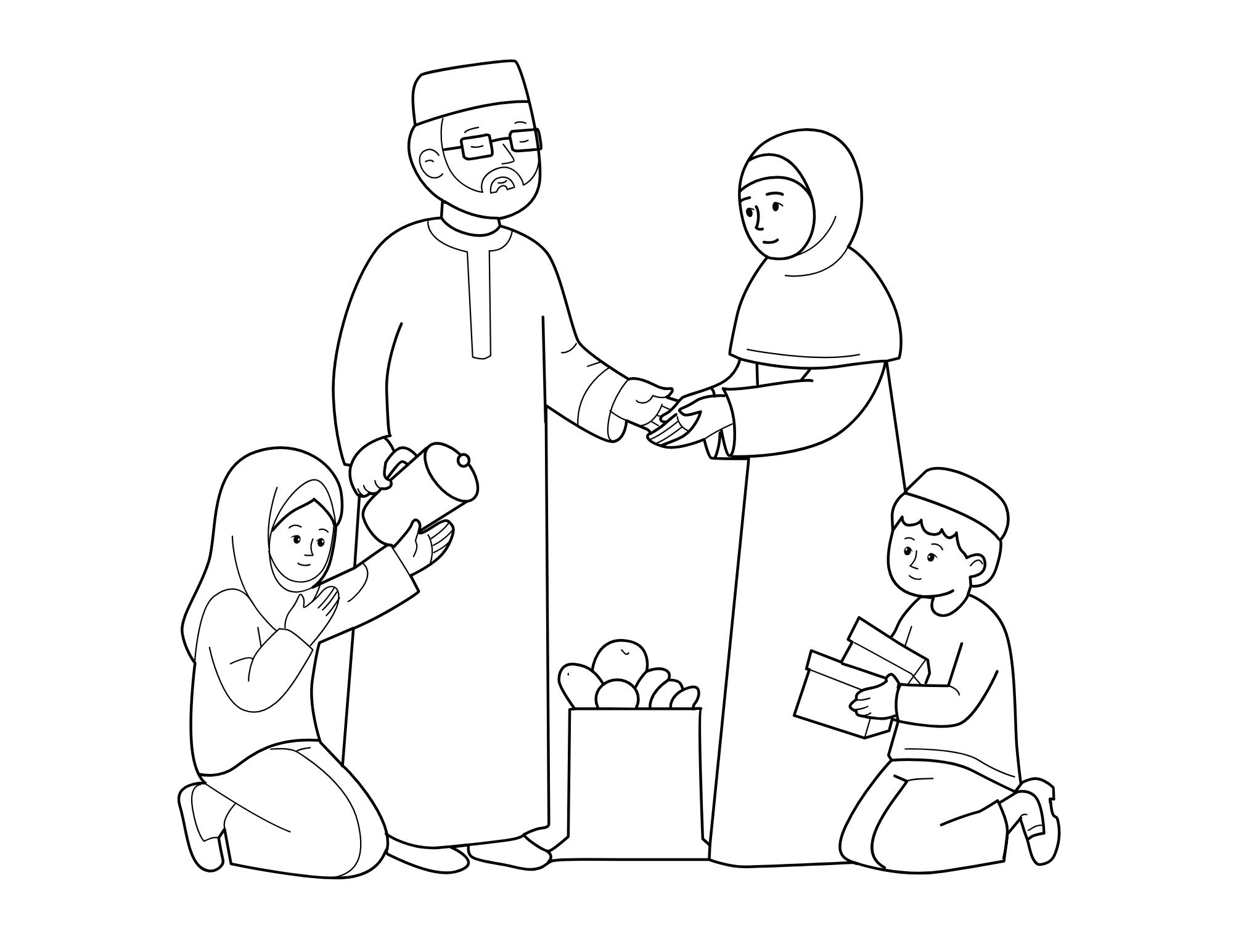 Muslim Religion Coloring Book - Image 4