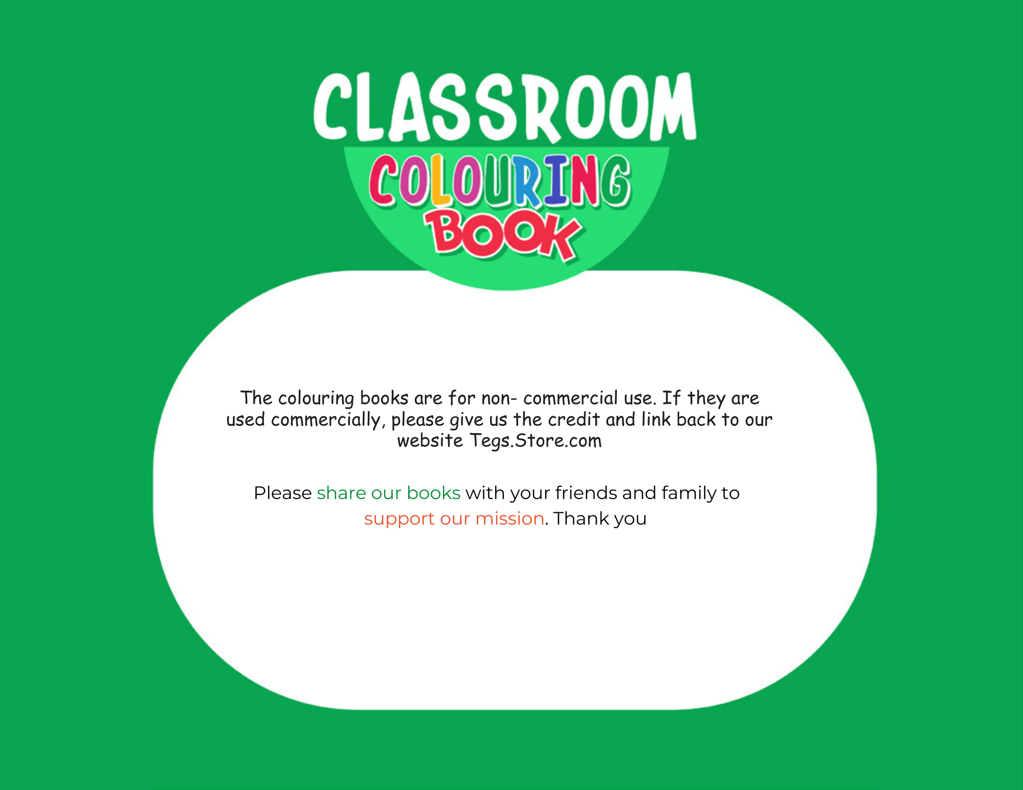 Classroom Coloring Book - Image 5