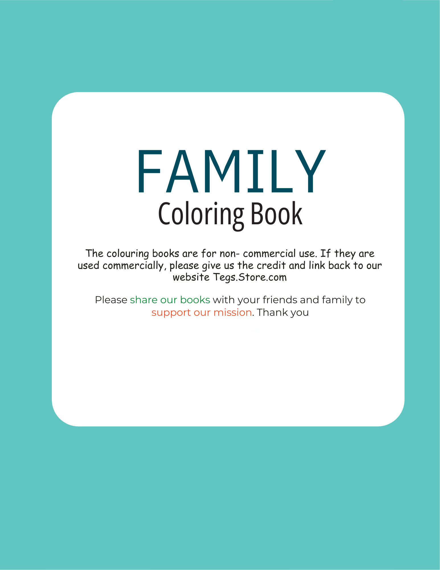 Family Coloring Book - Image 5