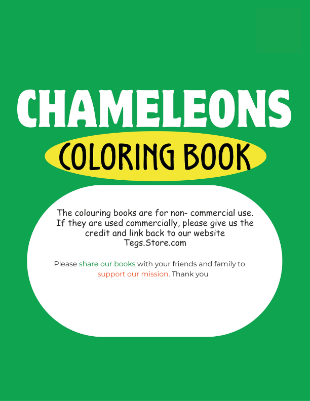Chameleons Coloring Book - Image 5