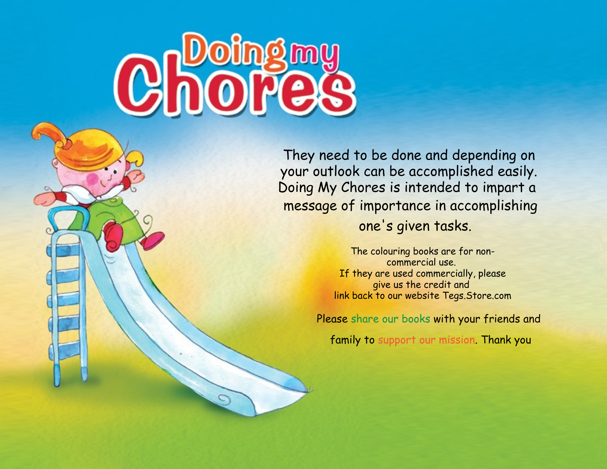 DOING MY CHORES Story Book - Image 6