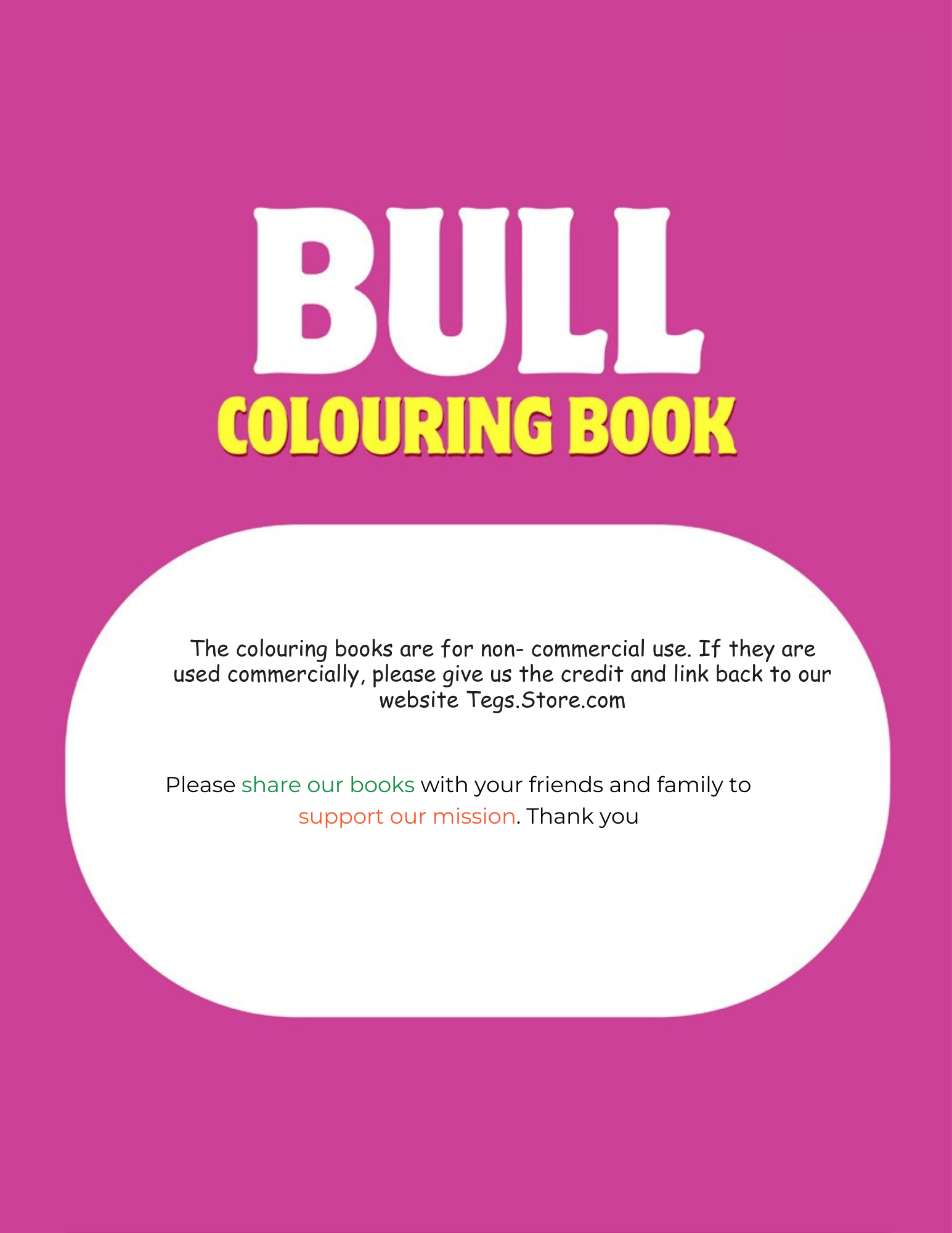 Bull Coloring Book - Image 5