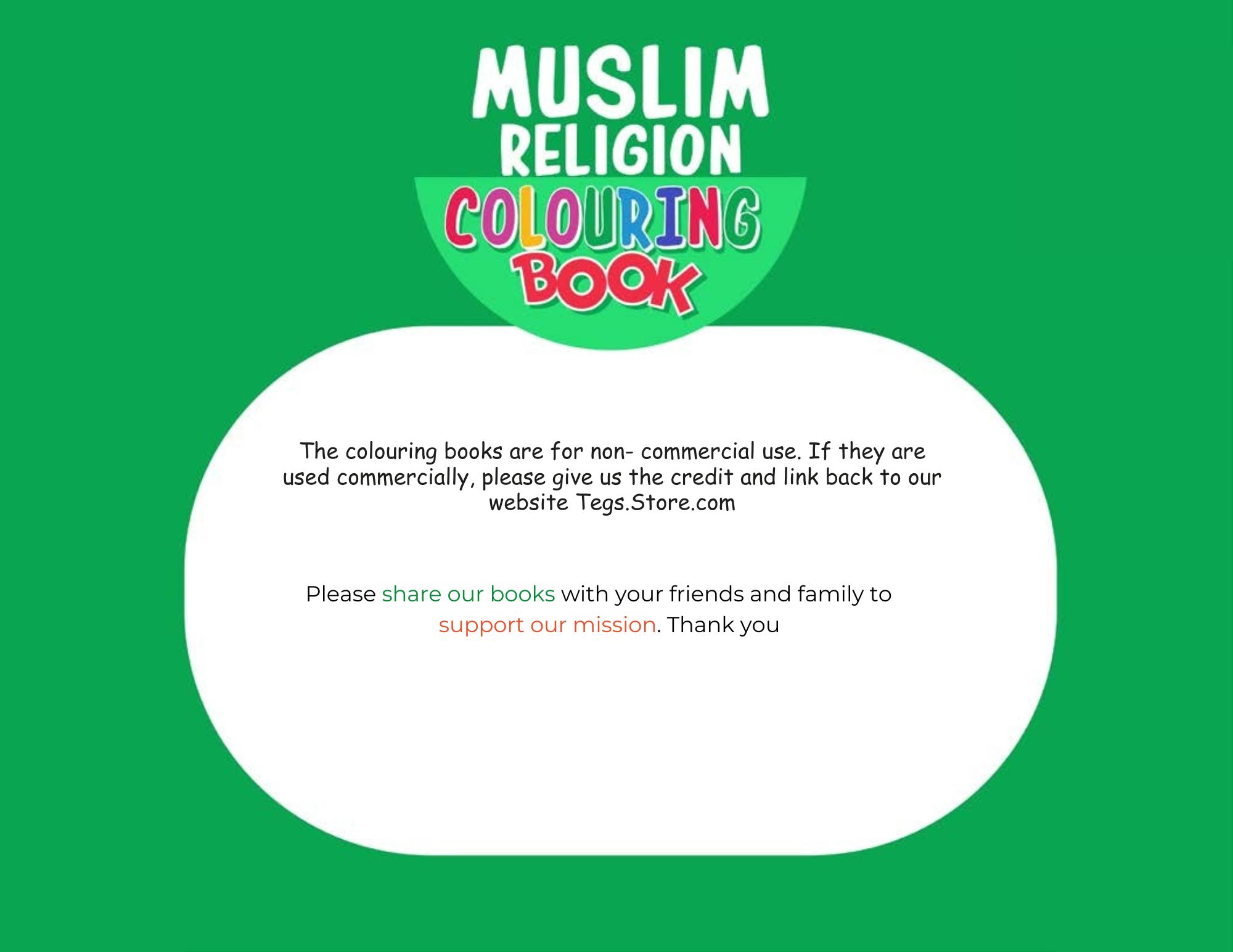 Muslim Religion Coloring Book - Image 5