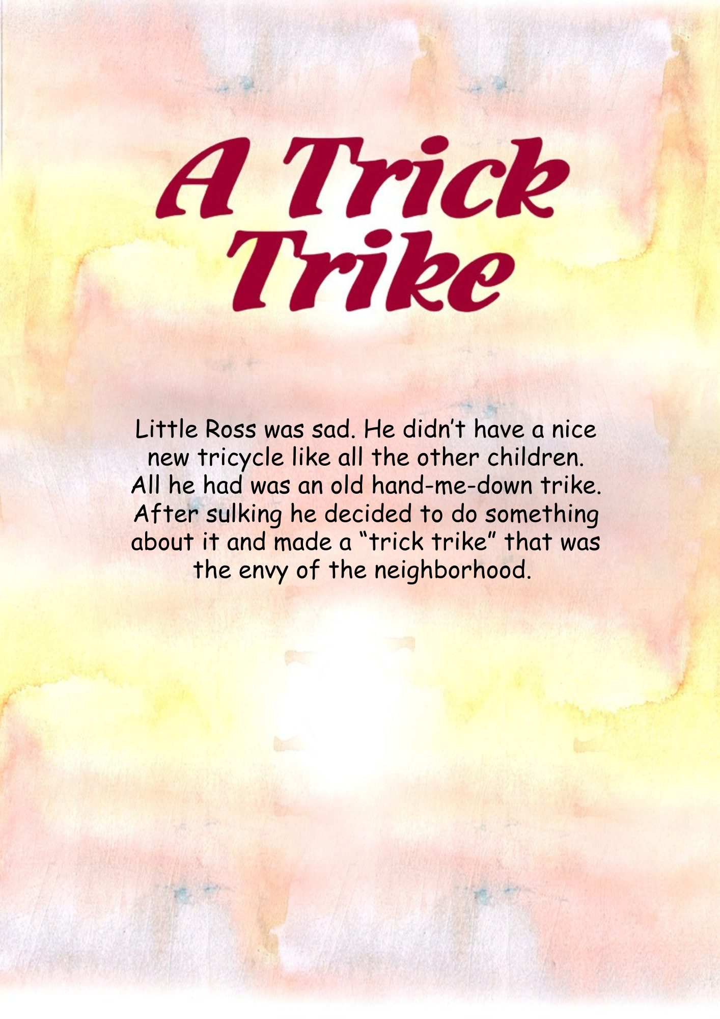 A TRICK TRIKE Story Book - Image 2