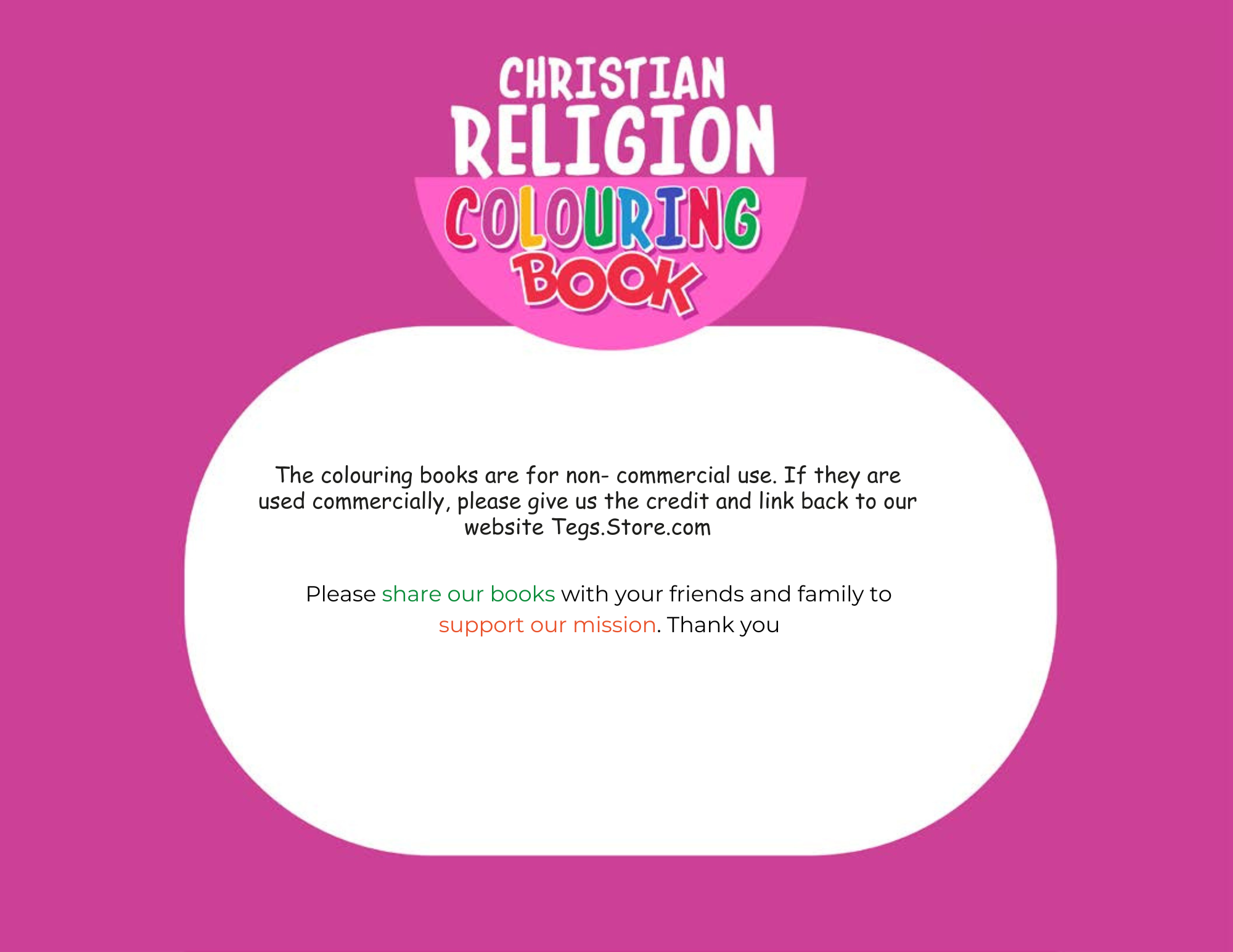 Christian Religion Coloring Book - Image 5