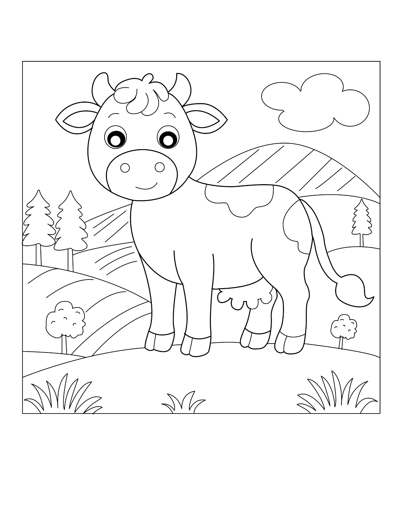Cow Coloring Book - Image 4