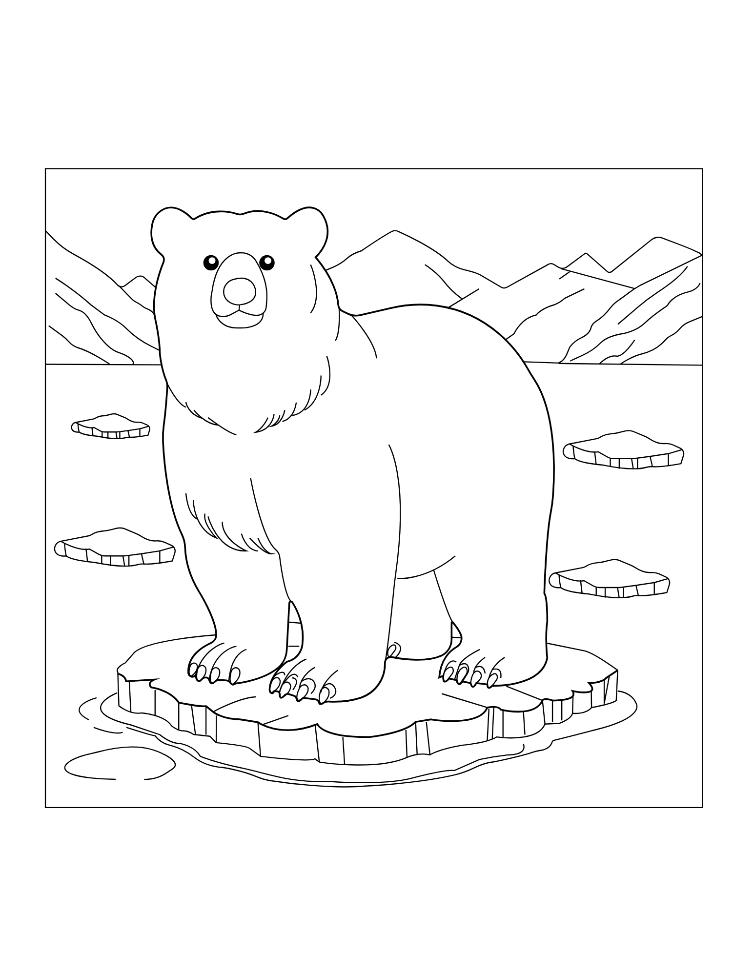 Bear Coloring Book - Image 4