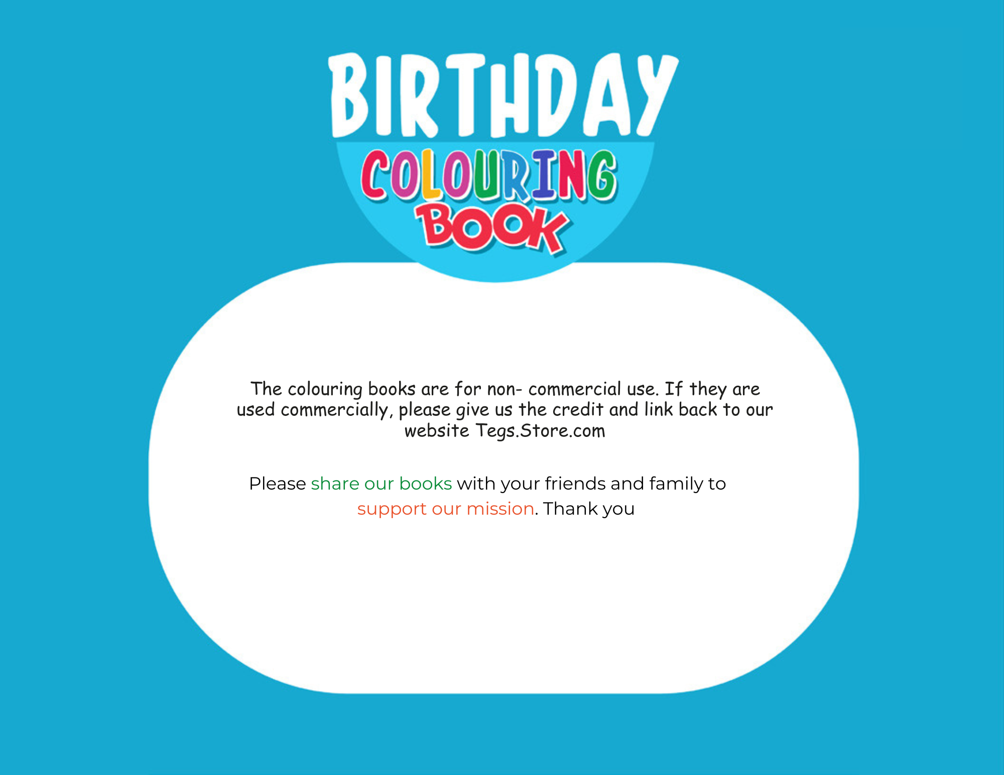 Birthday Coloring Book - Image 5