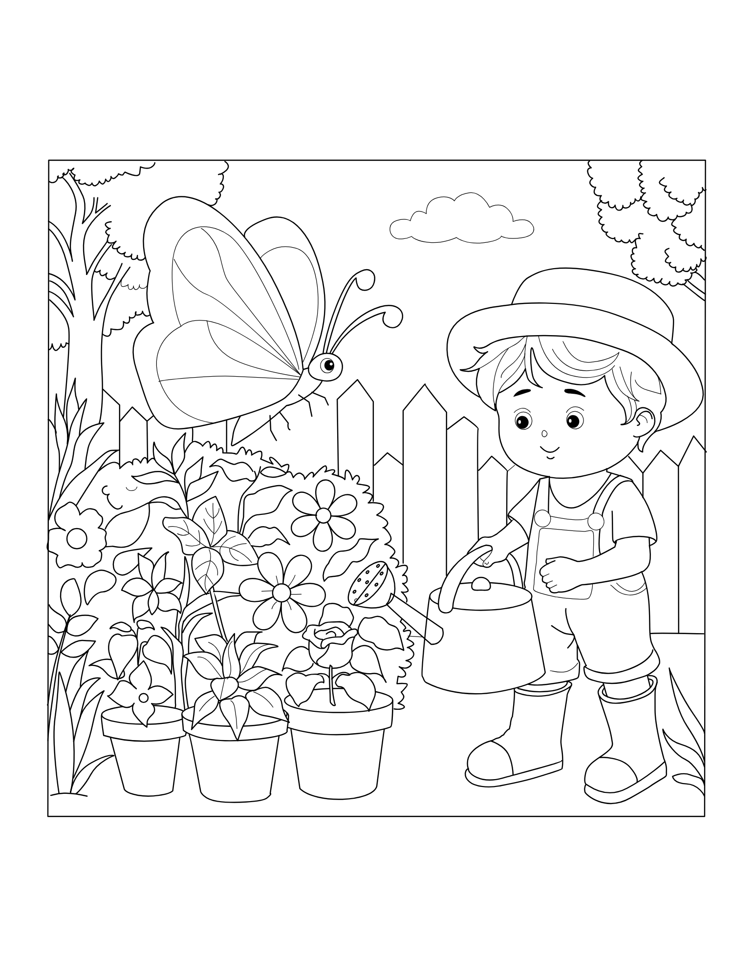 Butterflies Coloring Book - Image 4