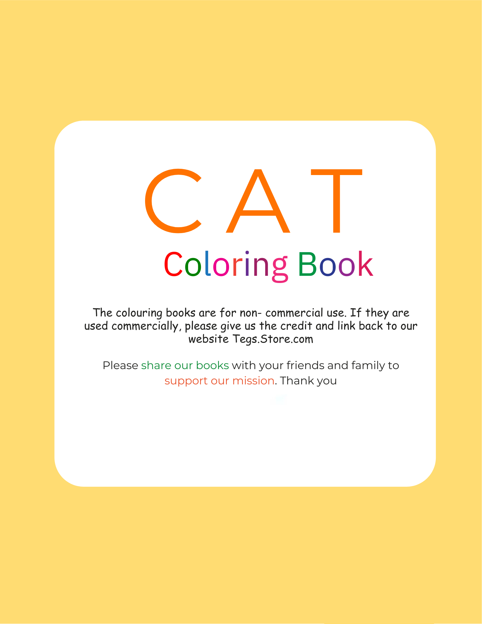 Cat Coloring Book - Image 5