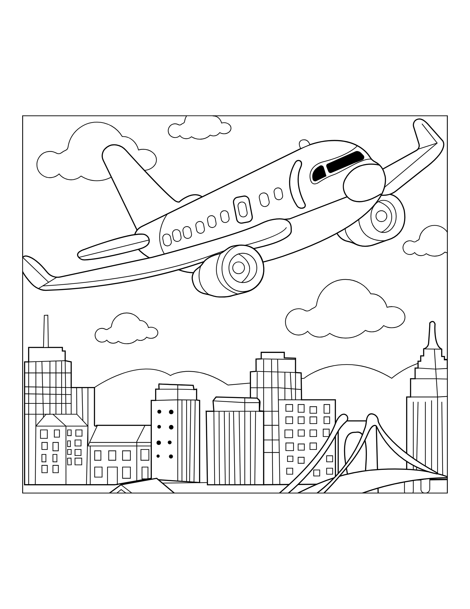 Airplane Coloring Book - Image 2