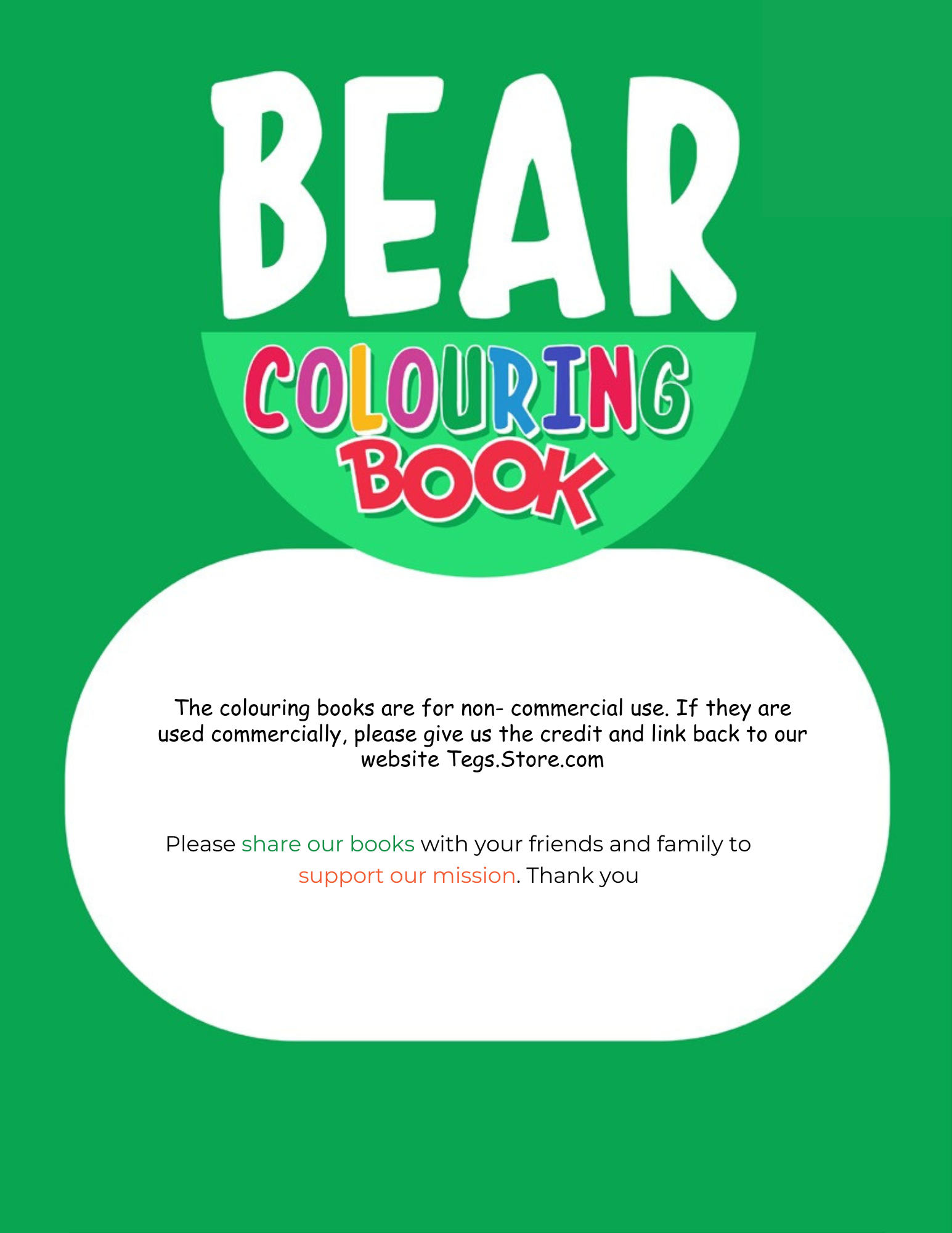 Bear Coloring Book - Image 5