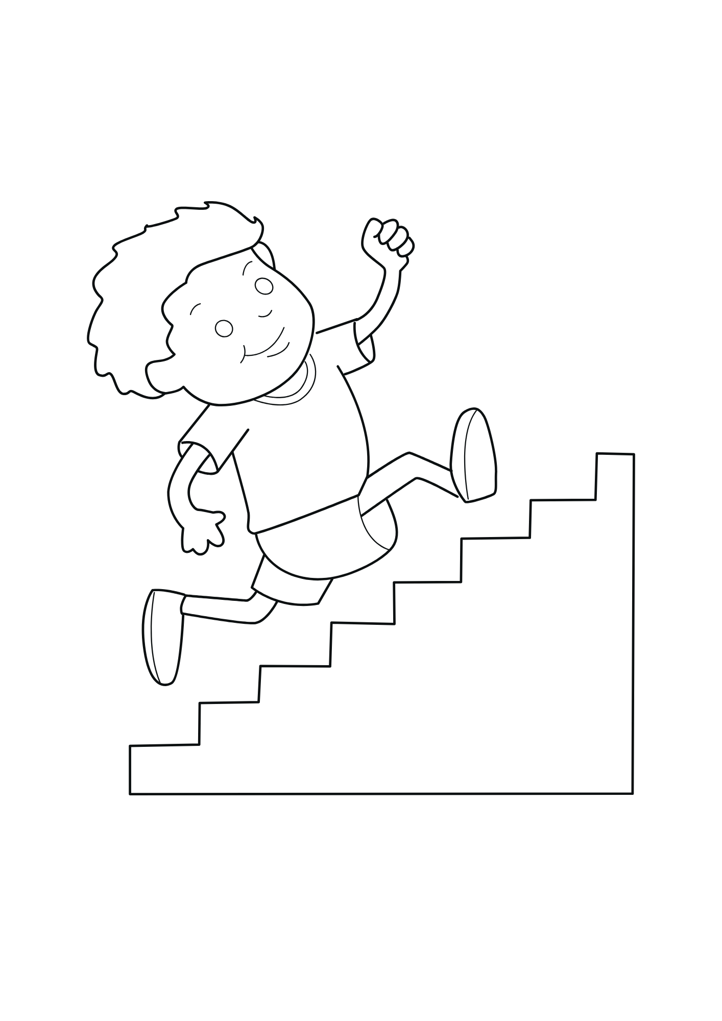 Action Words Coloring Book - Image 2
