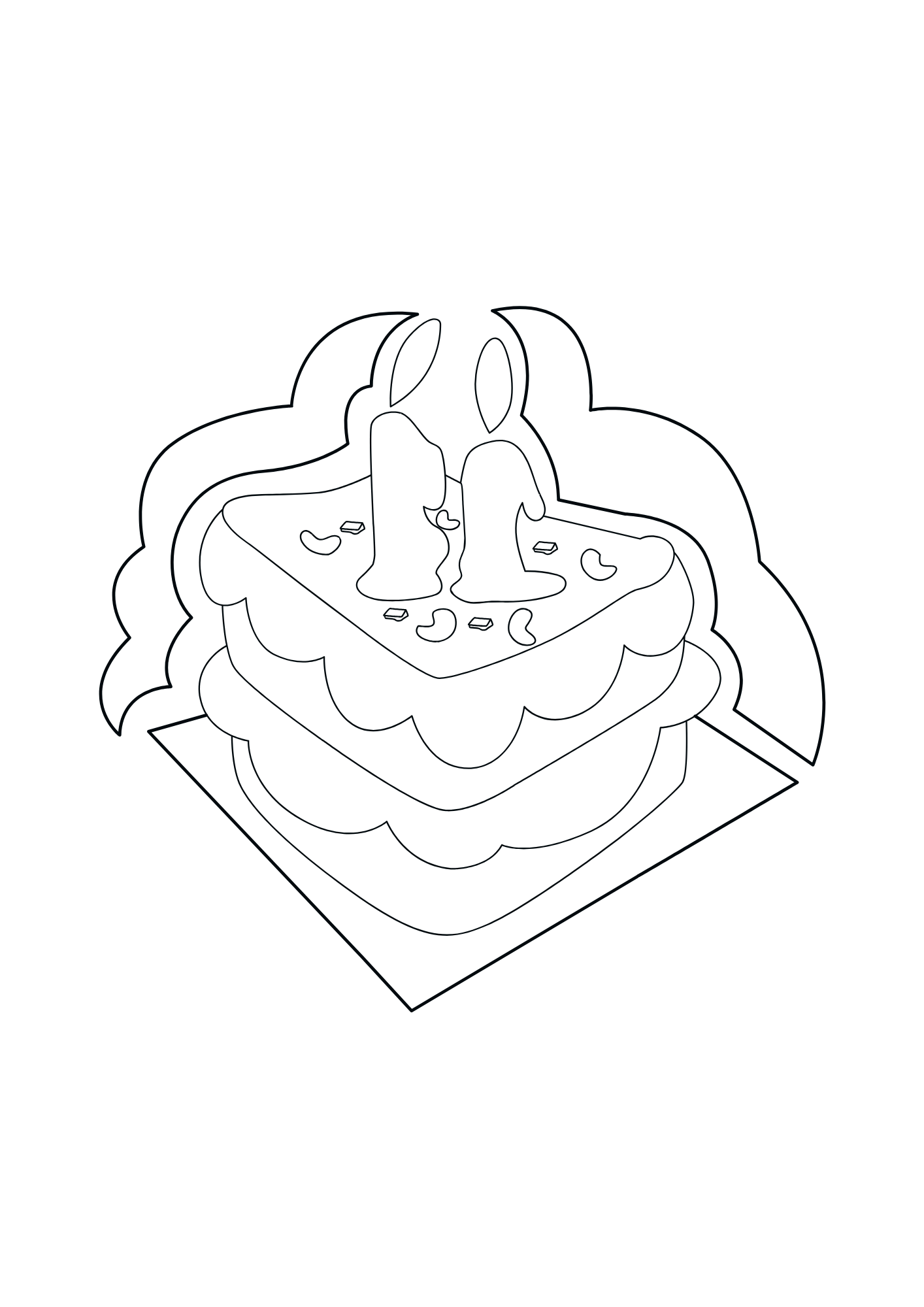 Cake and Icecream Coloring Book - Image 2