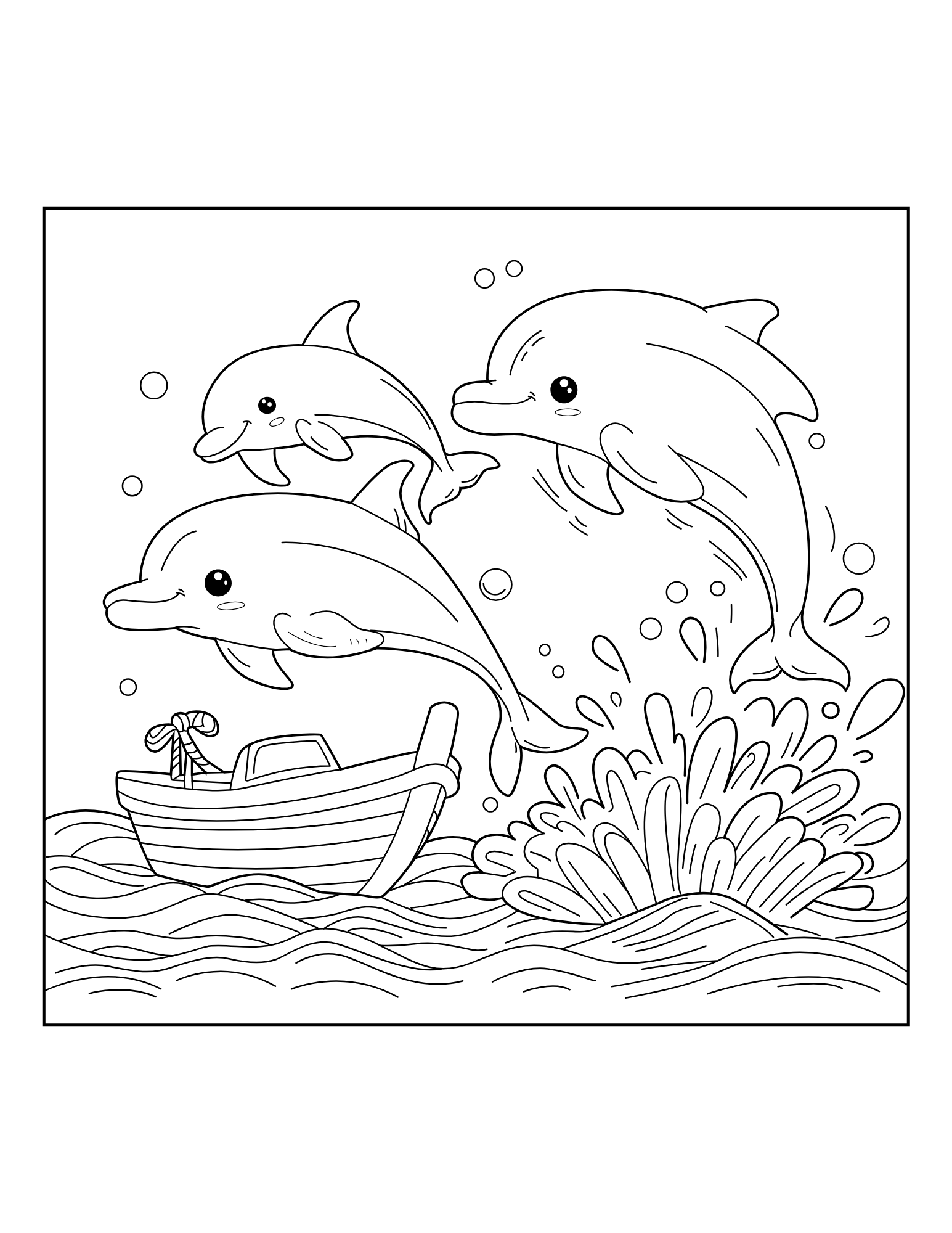 Aquatic Animal Coloring Book - Image 2