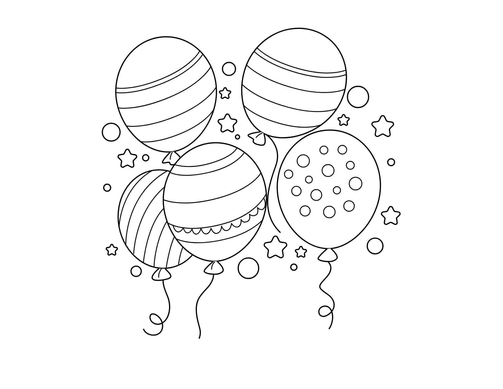Birthday Coloring Book - Image 2